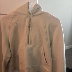 lululemon athletica Men's Zip-Up Sweater in Cream